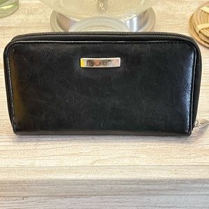 Black Faux Leather Wallet